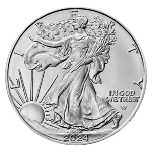 2024 1 oz American Silver Eagle Coin $1 (BU)