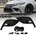LED Fog Lights Kit Fits 2021-2023 Toyota Camry SE XSE with Bezel+Switch+Wiring (For: 2021 Toyota Camry)