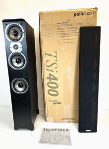 Polk Audio TSi 400 Black (Ea) Floorstanding Tower Loudspeaker-damaged-FREE S/H