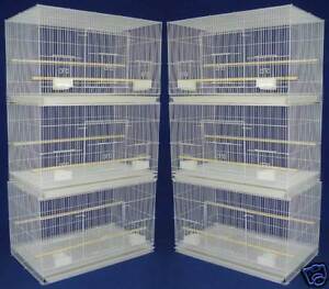 Lot of 6 Breeding Flight Bird Cages For Aviaries Canaries Finch LoveBird Budgie