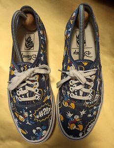 Vans Off The Wall Disney Donald Duck Authentic Limited Edition Men 9.5/Women 11
