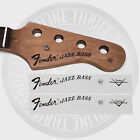 (2) Fender Jazz Bass Waterslide Guitar Headstock Decals