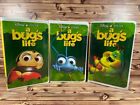 Lot of 3 Disney Pixar A Bug’s Life VHS Cover Variations Flik Heimlich Francis