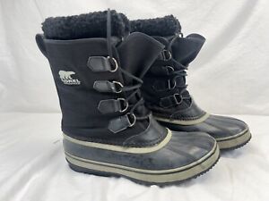 Sorel Men's Size 10 US 1964 Pac Nylon Winter Boots NM 1440-011 Removable Insert