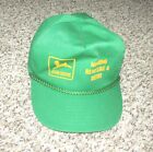 Vintage Nissin John Deere Nothing Runs Like A Deere Cap Hat Green