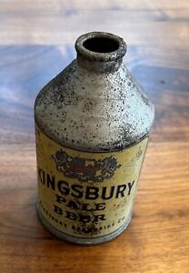Kingsbury Special Pale crowntainer Cone Top Beer Can Vintage antique old