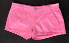 Express Hot Pink Stretch Denim Short Shorts - Size 0