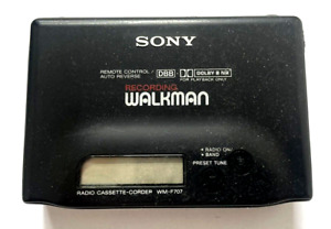 SONY WM-F707 walkman stereo radio cassette-corder Made in Japan Reverse Dolby