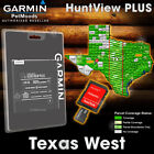 Garmin HuntView PLUS Map TEXAS WEST - MicroSD Birdseye Satellite Imagery 24K