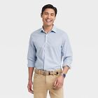 Men's Performance Dress Long Sleeve Button-Down Shirt - Goodfellow & Co Light