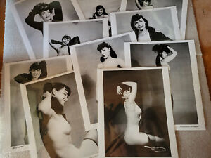 10 Signed (Faragasso) Bettie Page Photos VERY LIMITED