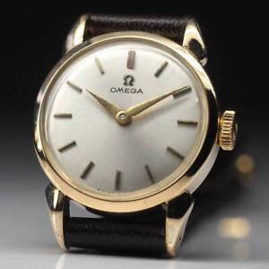 Omega Vintage Watch Hand wound Gold