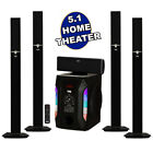 Acoustic Audio Bluetooth Tower 5.1 Home Speaker System with 8