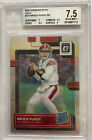 New ListingBROCK PURDY GRADED 7.5   2022 DONRUSS OPTTIC RATED ROOKIE CARD #277 HOLO