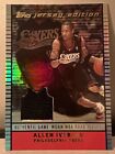 New ListingAllen Iverson HOF 2002-03 Topps Jersey Edition Game Worn Road Jersey Card JE AI