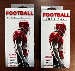 Lot Of 2 Fairfield Football Jumbo Box Trading Cards Parallels, Packs, Autographs