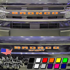 Letter Overlay Grille Tailgate Decal Sticker For Ford Bronco Sport 2021+