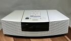 Clean Bose AWRC-1P Wave Stereo CD Player & AM FM Radio - White, WORKS GREAT!