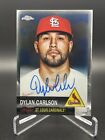 New Listing2022 Topps Chrome Platinum Dylan Carlson CPA-DCA Auto