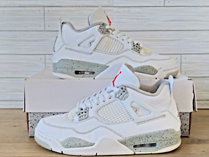 Nike Air Jordan 4 Retro White Oreo Men's Size 9.5 2021 CT8527-100 White Grey