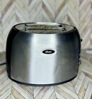 Oster Extra Wide Slot Toaster Stainless Steel Auto Off Crumb Tray 2-Slice, Works