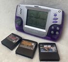 VTG Tiger Game.com Pocket Pro Handheld Console Rare Translucent Purple WORKING