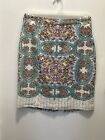 anthropologie Maeve Printed Pencil Skirt Size 6