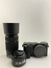 New ListingSony A6000 24.3 MP Mirrorless Digital SLR Camera - Black With Lens Bundle
