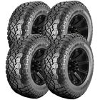 (QTY 4) 37x12.50R22 Kenda Klever R/T KR601 127Q Load Range F Black Wall Tires