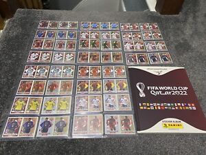 Panini World Cup Qatar 2022 Extra Stickers Full Set + Hardcover Album Complete