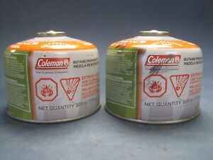 2 Coleman Performance Blended Fuel Butane Propane 220G Canisters