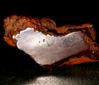 17.1g Iron Meteorite Windowed [Iridium Cobalt Nickel]:Ancient Fall::New Find: