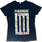 Paramore Girlish Flowery Pattern Black Rock Me T-Shirt Woman’s Sz: XXL 2XL 19x27
