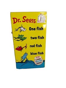 Dr. Seuss - One Fish, Two Fish, Red Fish, Blue Fish vhs