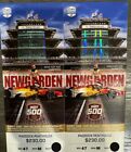 Indianapolis Indy 500 Race Tickets (2) TOP ROW Paddock Penthouse Across From Pit