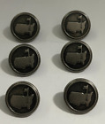 RARE MASTERS AUGUSTA NATIONAL Golf Buttons Group Set Clothing Emblem Silver Tone