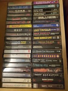 LOT OF (40)     80s-90s Heavy Metal, Shred Guitarist Cassette Tapes # 4