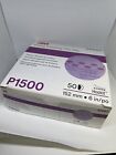 3M 30667 Purple Finishing Film Hookit Disc 6 inch P1500 Grit (50 Discs)