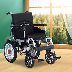 500W Dual Motor Electric Wheelchair Folding Mobility Aid Motorized Wheelchair5f