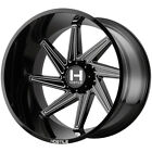 Hostile H119 DAGR 22x12 6x135 -44mm Black/Milled Wheel Rim 22