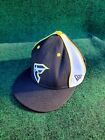 Famous Stars and Straps New Era 59FIFTY fitted 7 3/8 Black Flat Brim Hat Cap
