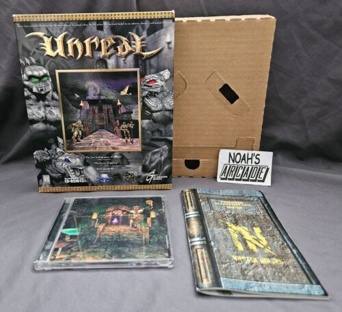 Unreal Original PC Big Box Game- RARE 'Non-Window' Edition Box - 1998 CD-ROM GT