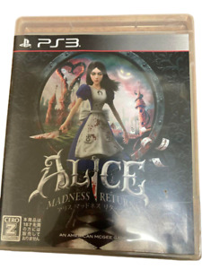 Sony PlayStation 3 PS3 Alice Madness Returns Japanese Edition Very Good GP