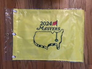 2024 MASTERS GOLF FLAG AUGUSTA NATIONAL GOLF PIN FLAG NEW TIGER WOODS