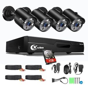 XVIM 8CH DVR 1080P 3000TVL CCTV Outdoor Home Security Camera System Night Vision