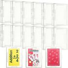 6 Pack Playing Card Case Empty Plastic Card Deck Boxes for Bank Card Game Card