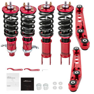 Coilovers Shocks Rear Lower Control Arms For Honda Civic EG 88-95 Del Sol 93-97 (For: Honda)