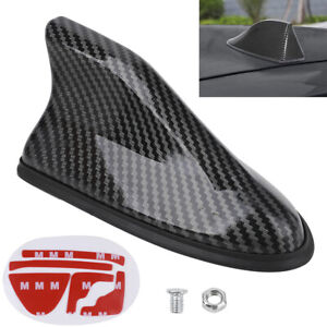 Fin Roof Car Trim Antenna Carbon Fiber Shark Radio FM/AM Antena Cover Waterproof (For: 2012 Mazda 6)