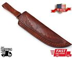 HANDMADE Genuine Leather Hand Crafted BELT SHEATH Holster For FIXED BLADE KNIFE