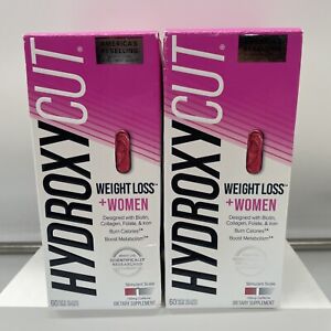 2 X Hydroxycut  WOMEN • 60 Rapid Release Capsules 150mg Caffeine - Exp 08/15/24